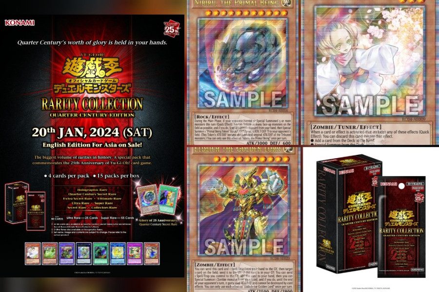 ฉลองครบรอบ 25th Anniversary “Yu-Gi-Oh! OCG Duel Monsters RARITY COLLECTION -QUARTER CENTURY EDITION-” English Edition for Asia วางจำหน่ายแล้ววันนี้